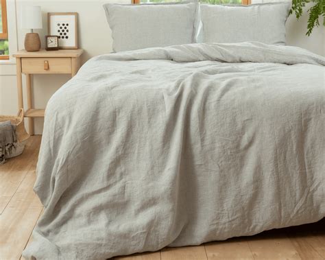 Organic European Linen Duvet Cover Sets | Solid Colors