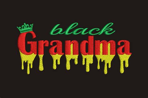 Black Grandma · Creative Fabrica