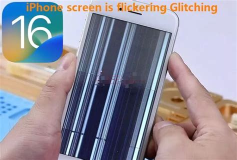 how to fix glitching phone screen