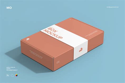 Box Mockup by mockpy.official on Dribbble