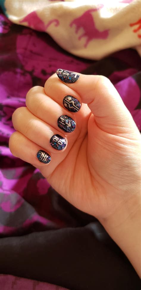 for my birthday, I decided to do my nails. I thought you guys might