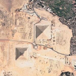 great pyramids aerial view
