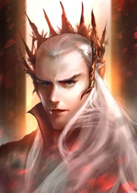 Эльф с короной на длинных белых волосах — Картинки на аву | Lotr, The ...