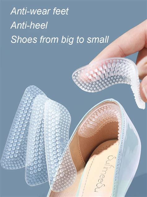 Upgrade Silicone Heel Stickers Heels Grips for Women Men Anti Slip Heel ...