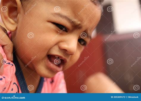 adorable  child   restless face stock photo image  small