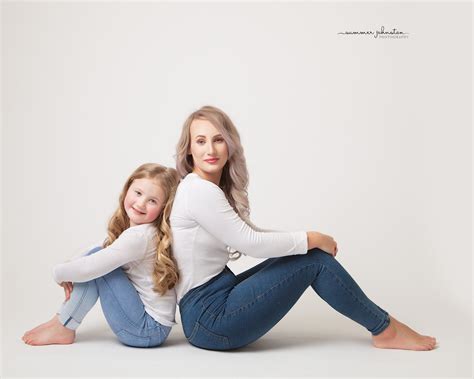 Mother and daughter studio portrait. Studio Family Portraits, Family
