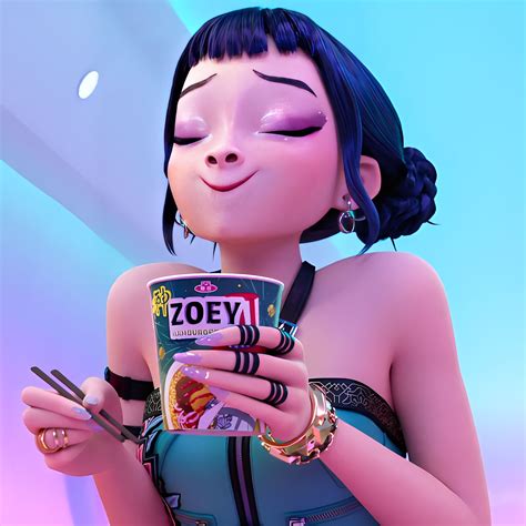 K-pop demon hunters Zoey pfp!! (๑˃̵ᴗ˂̵)و in 2025 | Demon hunter band