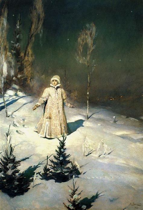 Васнецов Виктор Михайлович - Снегурочка | Snow maiden, The snow child ...