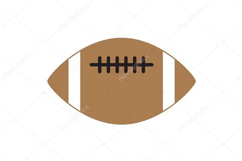 American football ball Stock Vector by ©scrapster 129402220