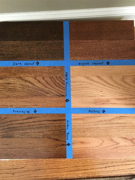 wood stain color chart minwax 10