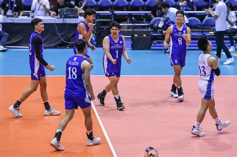 uaap ateneo wins  straight  outlasting adamson  mens