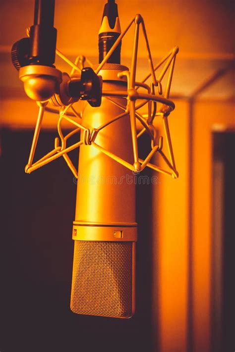 Neumann Microphone in a Professional Audio Studio Editorial Image ...