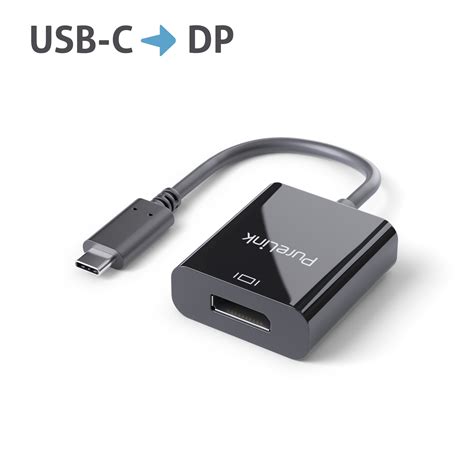 Premium USB-C auf DisplayPort (Alt Mode) Adapter, Portsaver 0,10m ...