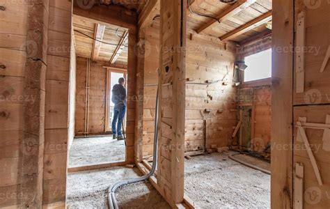 timber construction house 16709024 Stock Photo at Vecteezy