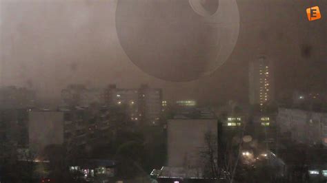 13.04.2015. Черная буря над Солигорском (time lapse) - YouTube