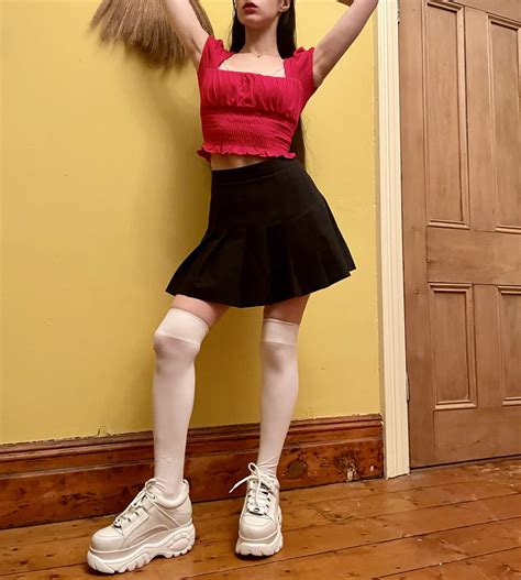 How To Wear Thigh High Tights at Terri Whobrey blog