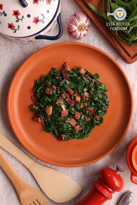 Couve Refogada Na Manteiga E Alho - Couve refogada na manteiga com alho e bacon - Essa Receita Funciona