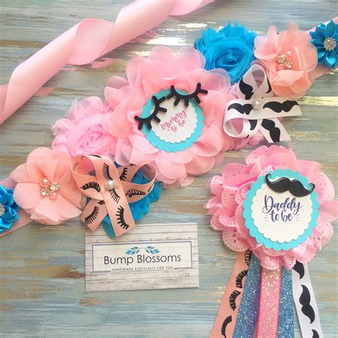 stashes  lashes gender reveal maternity sash sashes  etsy