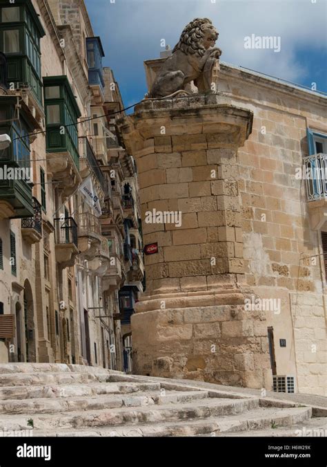 la valetta at malta Stock Photo - Alamy