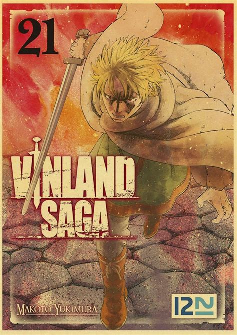 New Vinland Saga Anime Manga Retro Poster | Vinland Saga Store