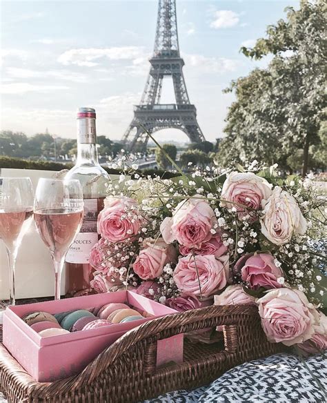 pink, macarons, flowers, champagne, Paris | Цветочные фоны, Картинки
