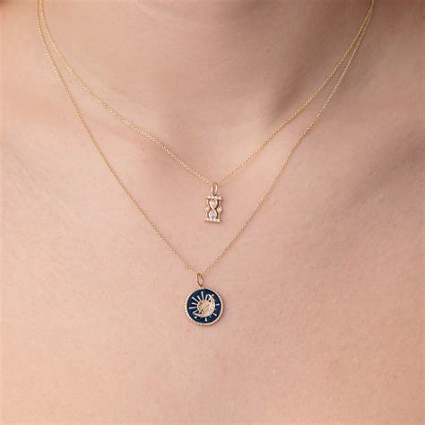 Shop Sydney Evan 14k Gold & Diamond Sun & Moon Medallion