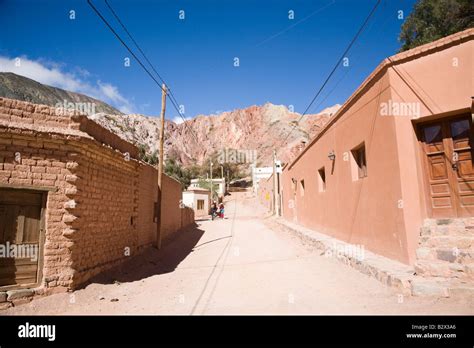 Purmamarca, Mountain of Seven Colours, Jujuy Province Stock Photo - Alamy