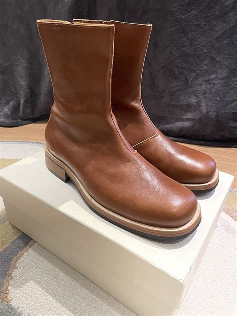 Our Legacy Our legacy camion boots cognac brown leather | Grailed