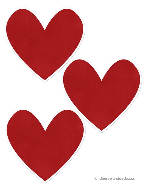Valentines Day Hearts Printable