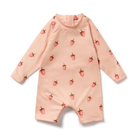 Strawberry Kisses Swimsuit | Parnell Baby Boutique