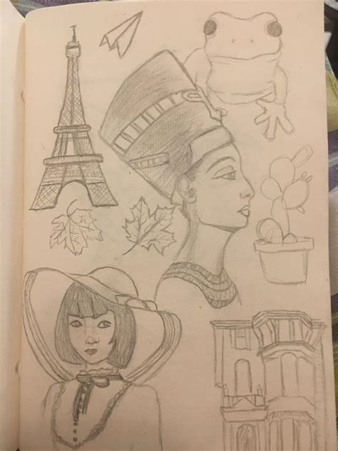 A weird page I filled up when I was watching a movie... Any criticism