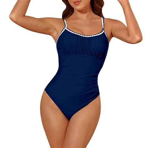 HJYCHN Women One-Piece Swimsuits Fashion Lace Swimsuit Collar Underwire