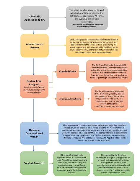 IBC Protocol Processing Flowchart : Division of Research : Texas State