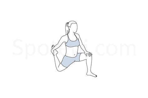 Low Lunge Quad Stretch Pose | Anjaneyasana