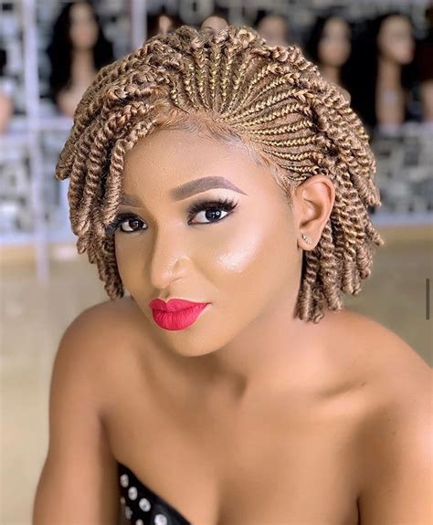 Cornrow Kinky Twist Wigs for Black Women Braided Wig Braid, Senegalese ...