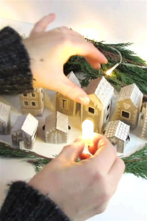 Unbelievable Way to Create a Stunning DIY Christmas Village Using Toilet Paper Rolls