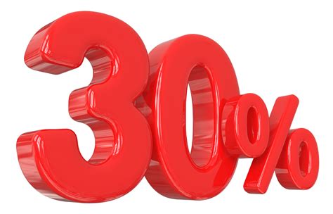 promotion 30 number percent 11297521 PNG