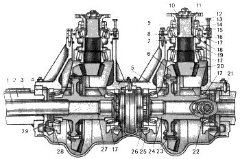 Задний мост трактора Т-150
