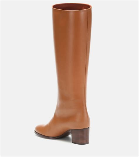 Loro Piana - Paris 55 leather knee-high boots Loro Piana