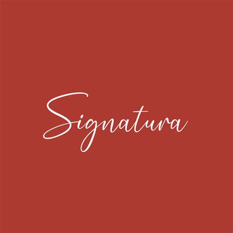 signature font logo template  edit