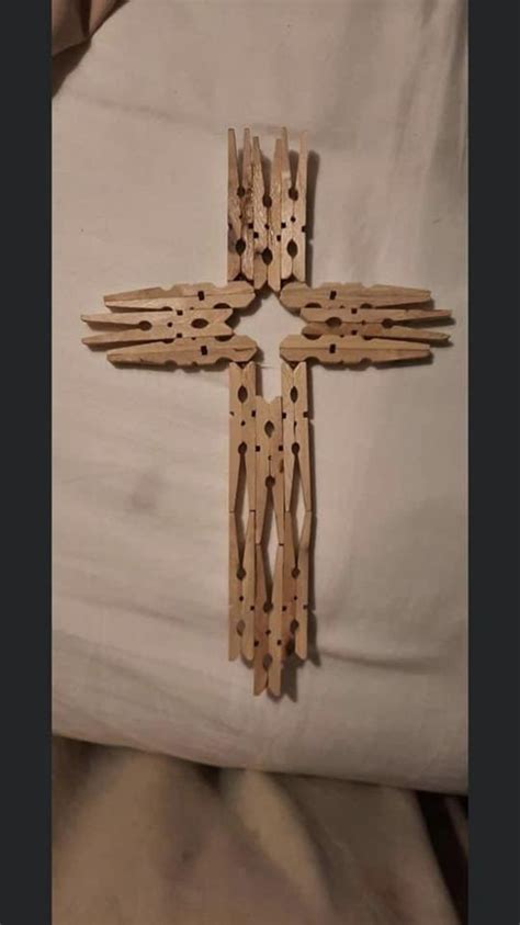 Handcrafted Wooden Cross for DIY Crafts