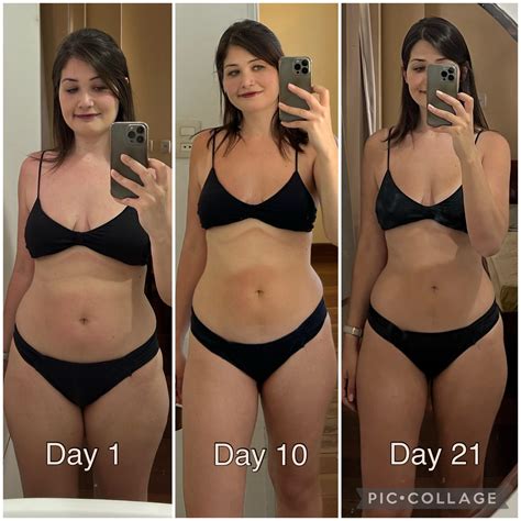 31F 5’8” Results from my first 21-day water fast : r/fasting