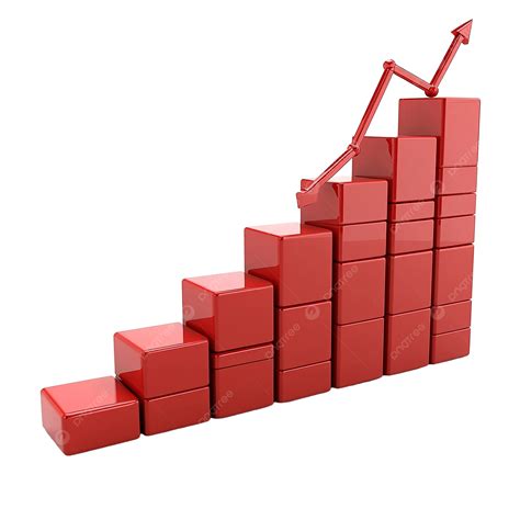 profits decrease graph  illustration  rendering modern png