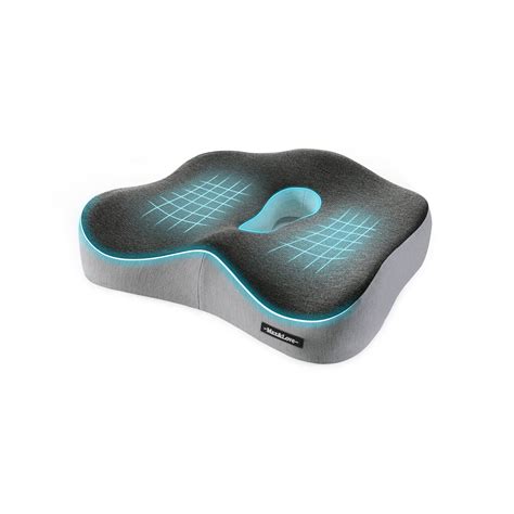 Snapklik.com : Memory Foam Seat Chair Cushion For Relieves Back