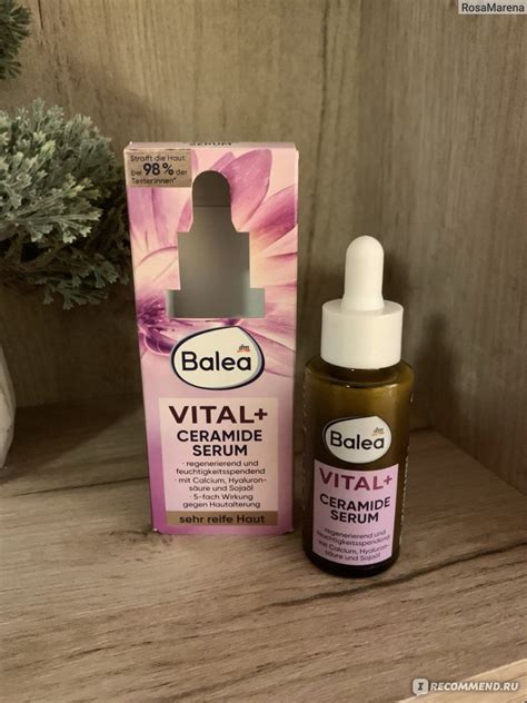 Сыворотка для лица Balea VITAL+ CERAMIDE serum - «Кожа стала приятнее и ...