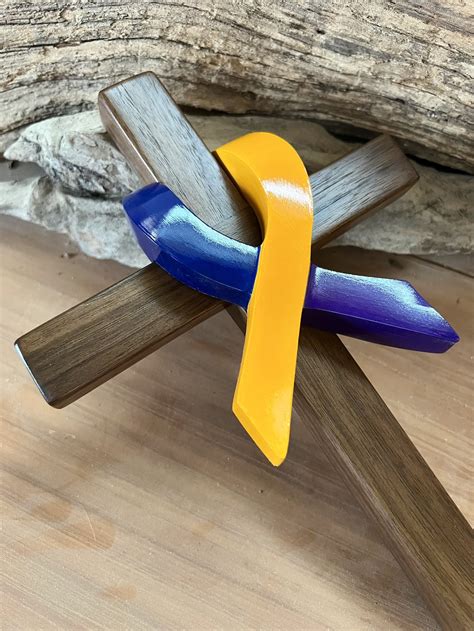 Cross of Hope - Bladder Cancer Awareness Ribbon — DivineCrosses®