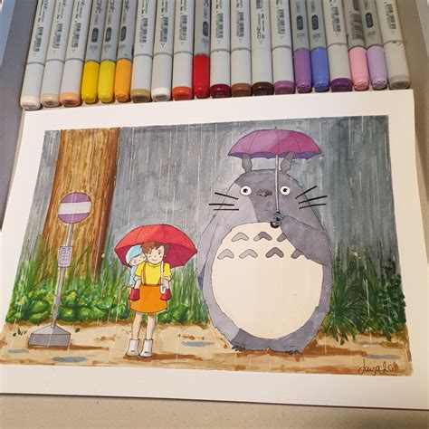 My Totoro fanart! :3 : ghibli