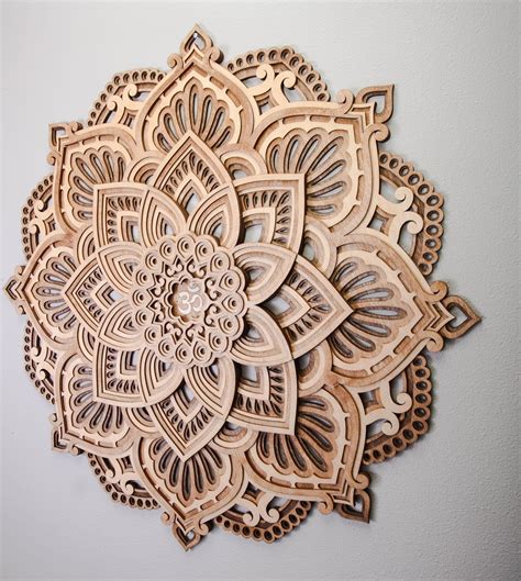 wall decor wooden mandala  stephanie clunie blog