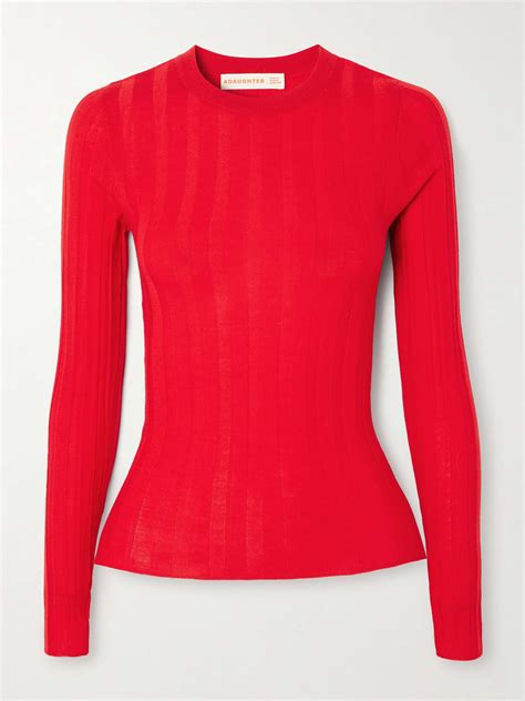 &DAUGHTER Ribbed wool sweater | NET-A-PORTER