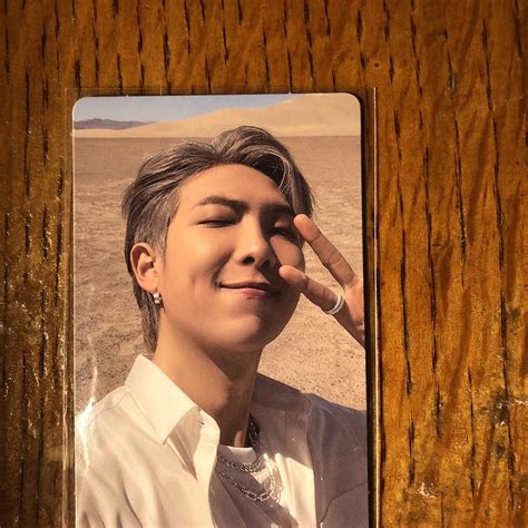 bts namjoon rm proof pob photocard   packed depop